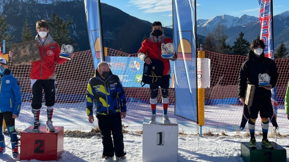 Podio_Allievi_Slalom_Primo_Giacomo_Galli_Temù_20220112