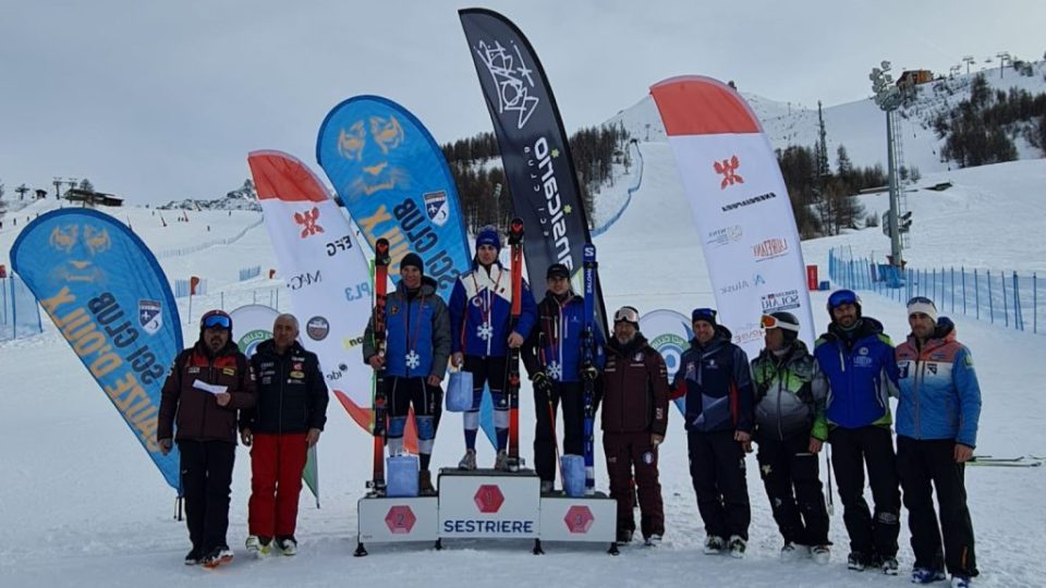 Sestriere podio Gigante Andrea Bertoldini